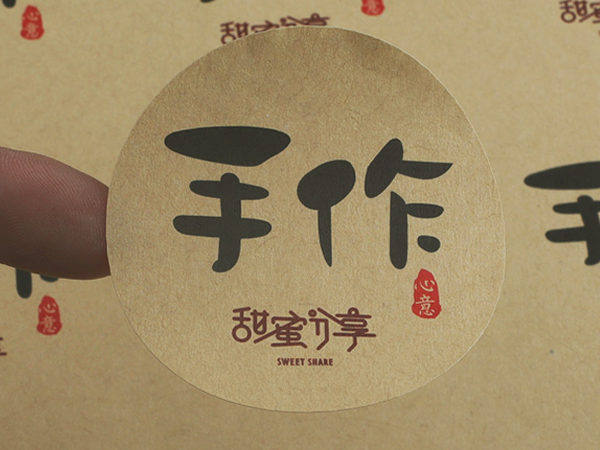 這種不干膠標簽?zāi)娺^嗎？
